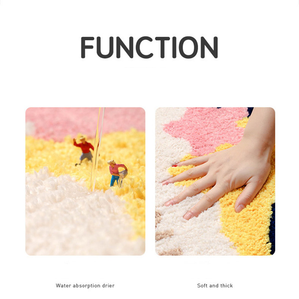 Non-slip Household Absorbent Floor Bathroom Mat Door Carpet 2