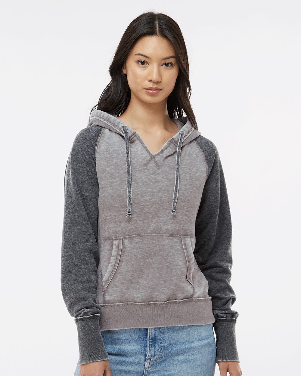 Women's Zen Fleece Raglan Hooded Sweatshirt - 8926 25
