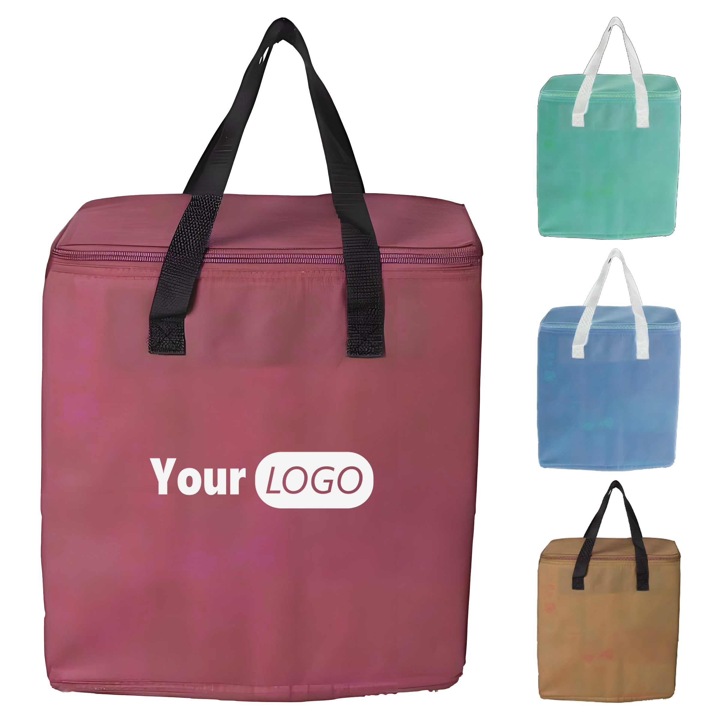 Polyester Foldable Insulated Cooler Bag 2