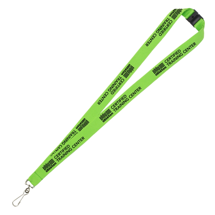 "Palmer" 3/4" Silkscreen Lanyard with FREE Breakaway Safety Release - Lobster Claw 18