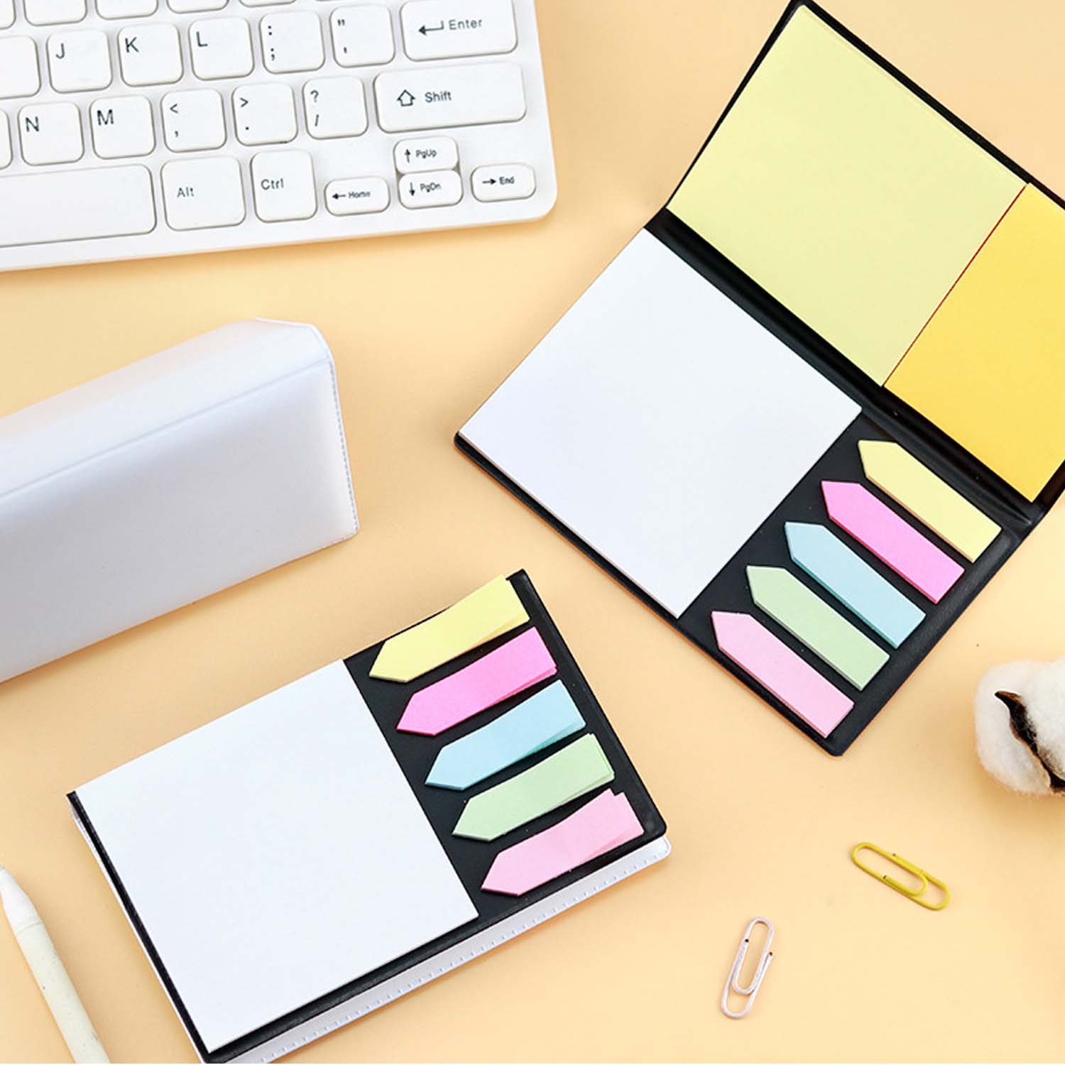 White Cover Combination Sticky Notes Book 2