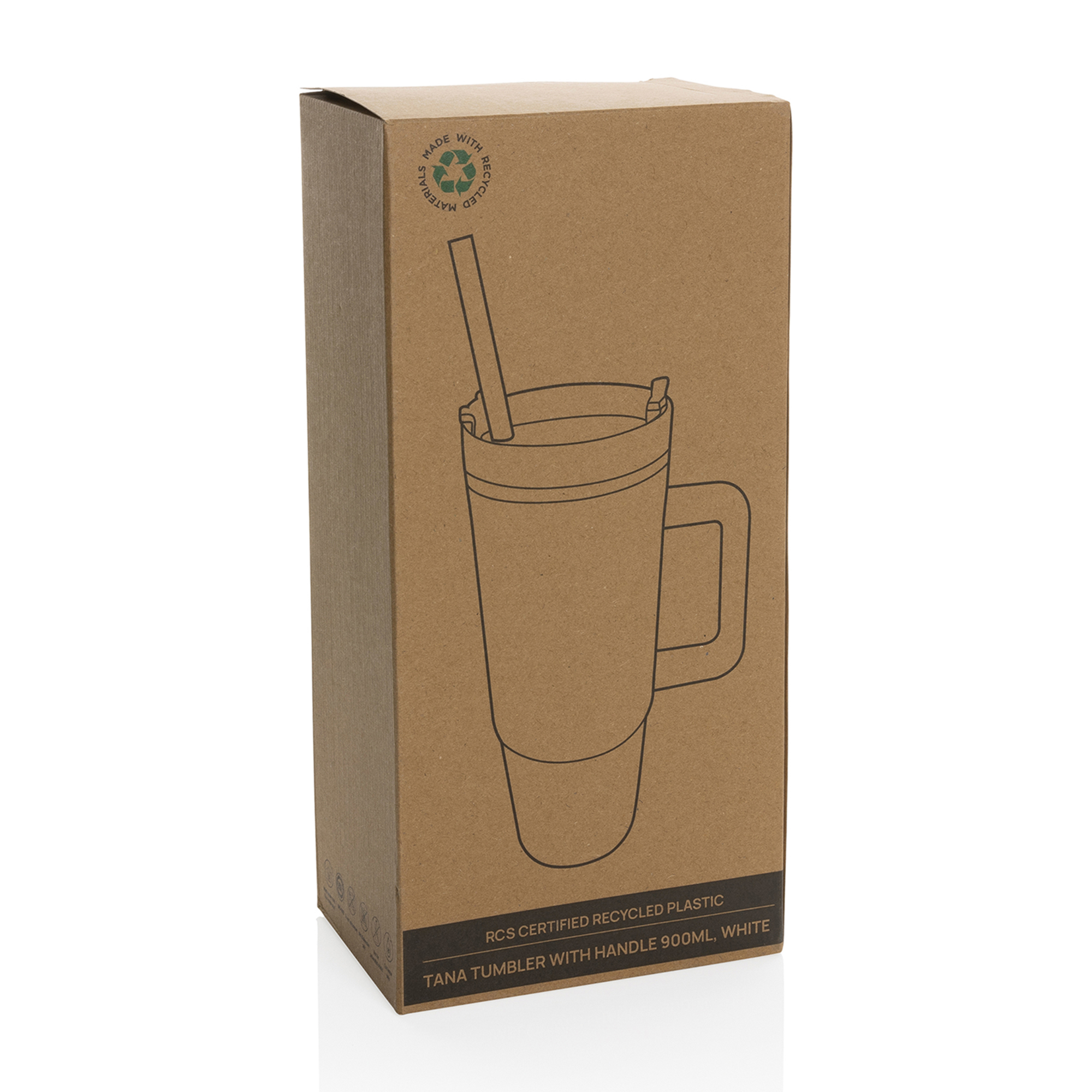 Tana Plastic Tumbler with Handle 900ML 15