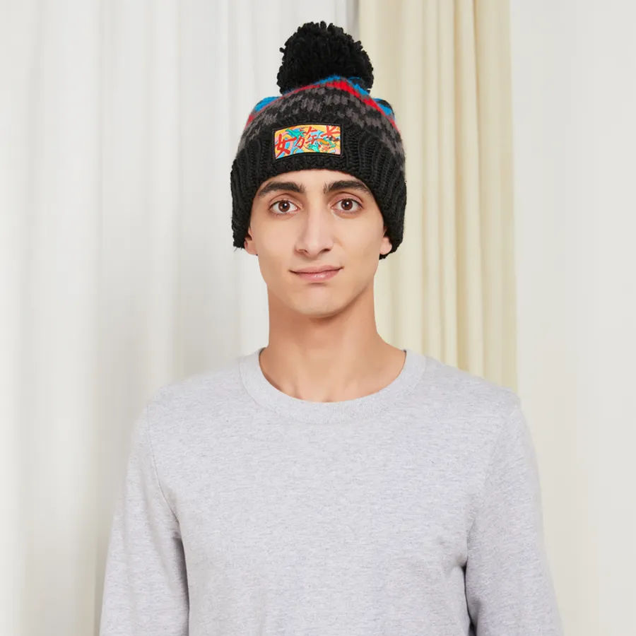 Adorn Acrylic Beanies w/ Pom 5