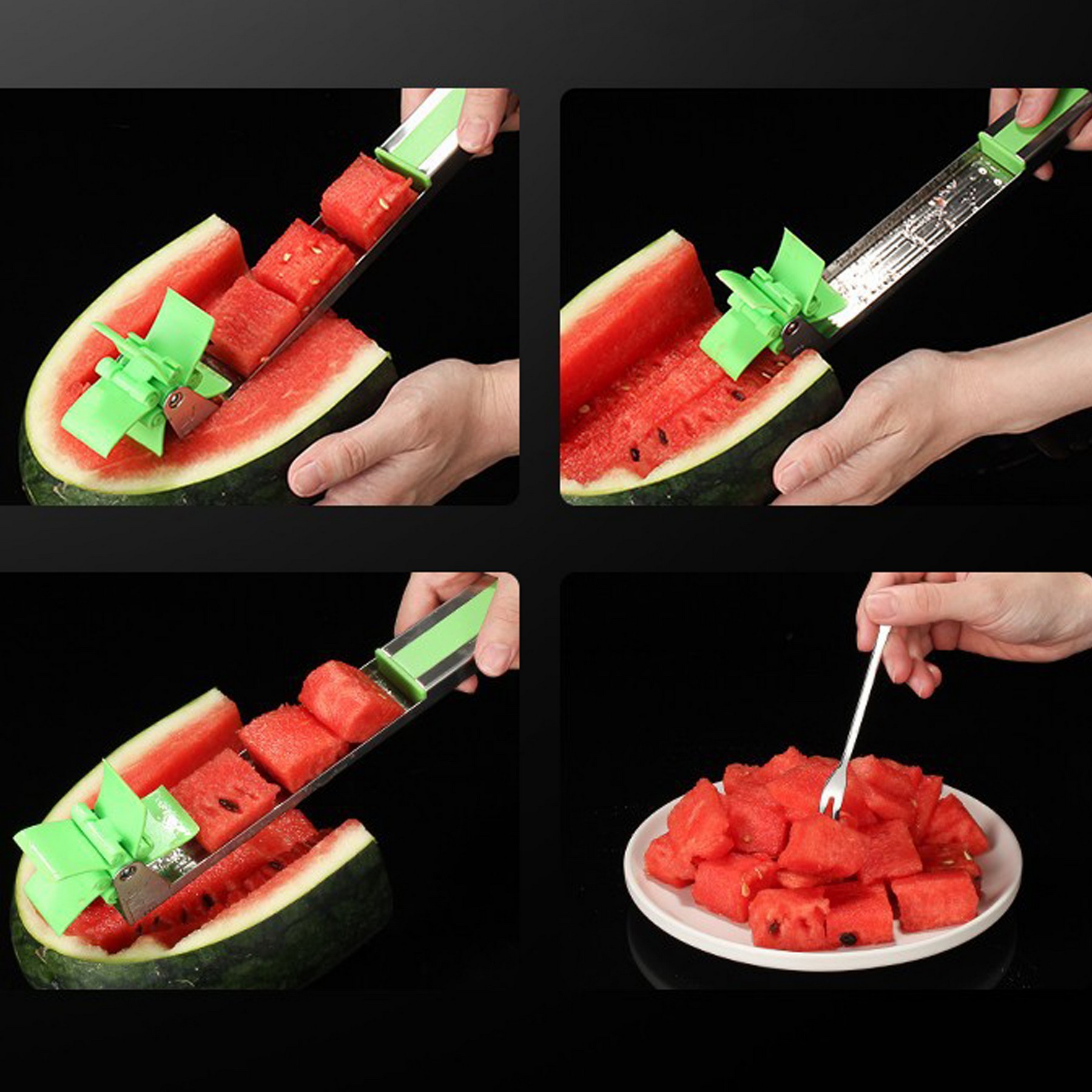 Stainless Steel Watermelon Cubes Slicer 3