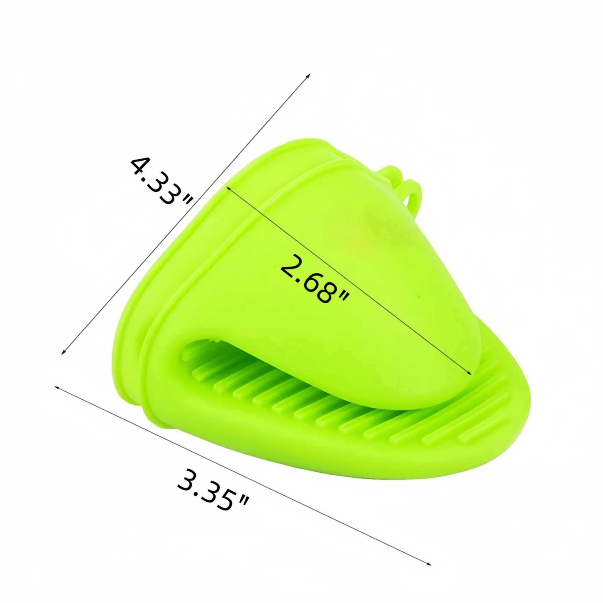 Silicone Oven Mitts Heat Resistant Kitchen Grips Gloves 2