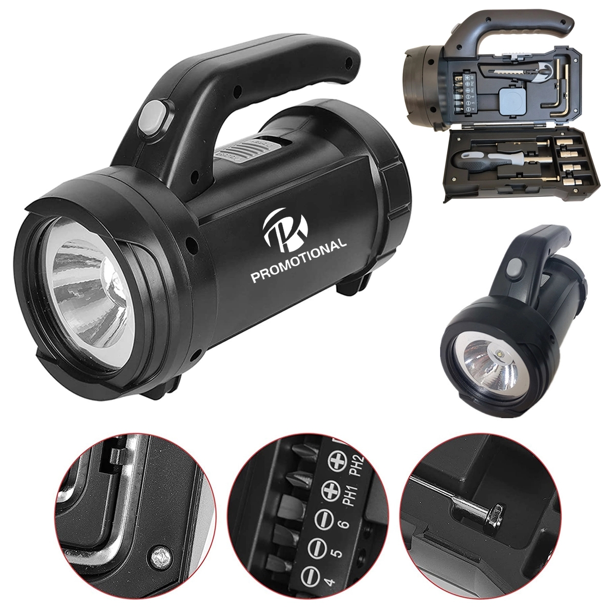 17 PCS LED Flashlight Household Repairing Tool Kit 2