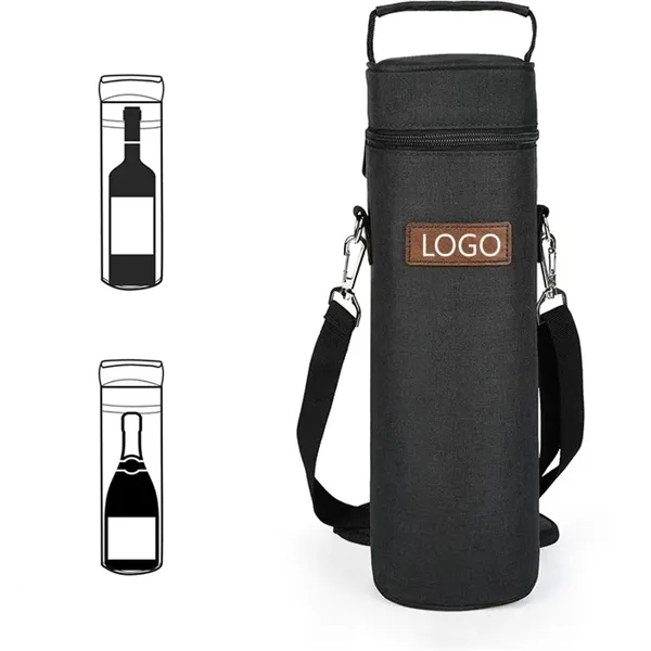 
1 Bottle Insulated Wine Tote Carrier Bag