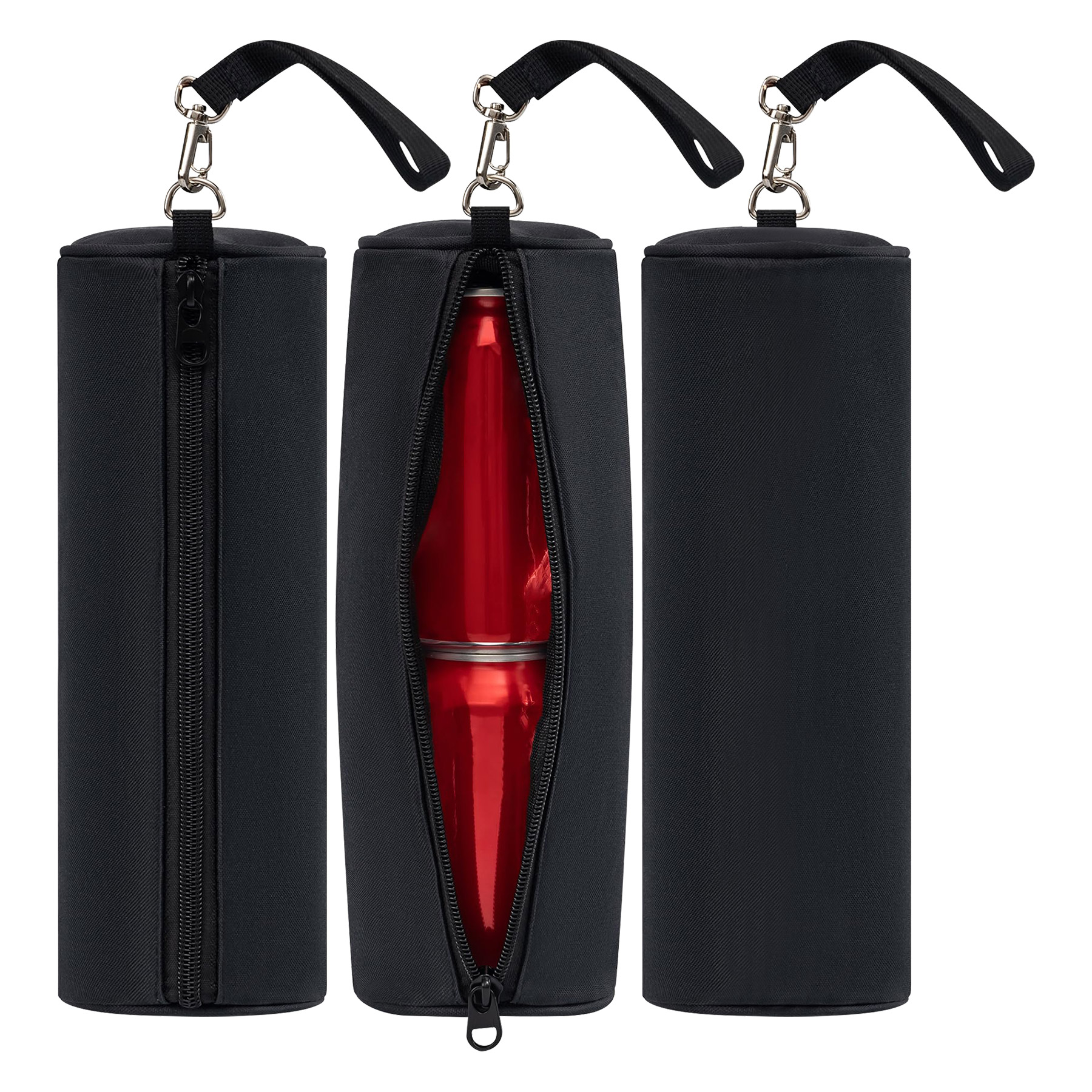 Outdoors Portable Cylindrical Beverage Cooler Bag 4