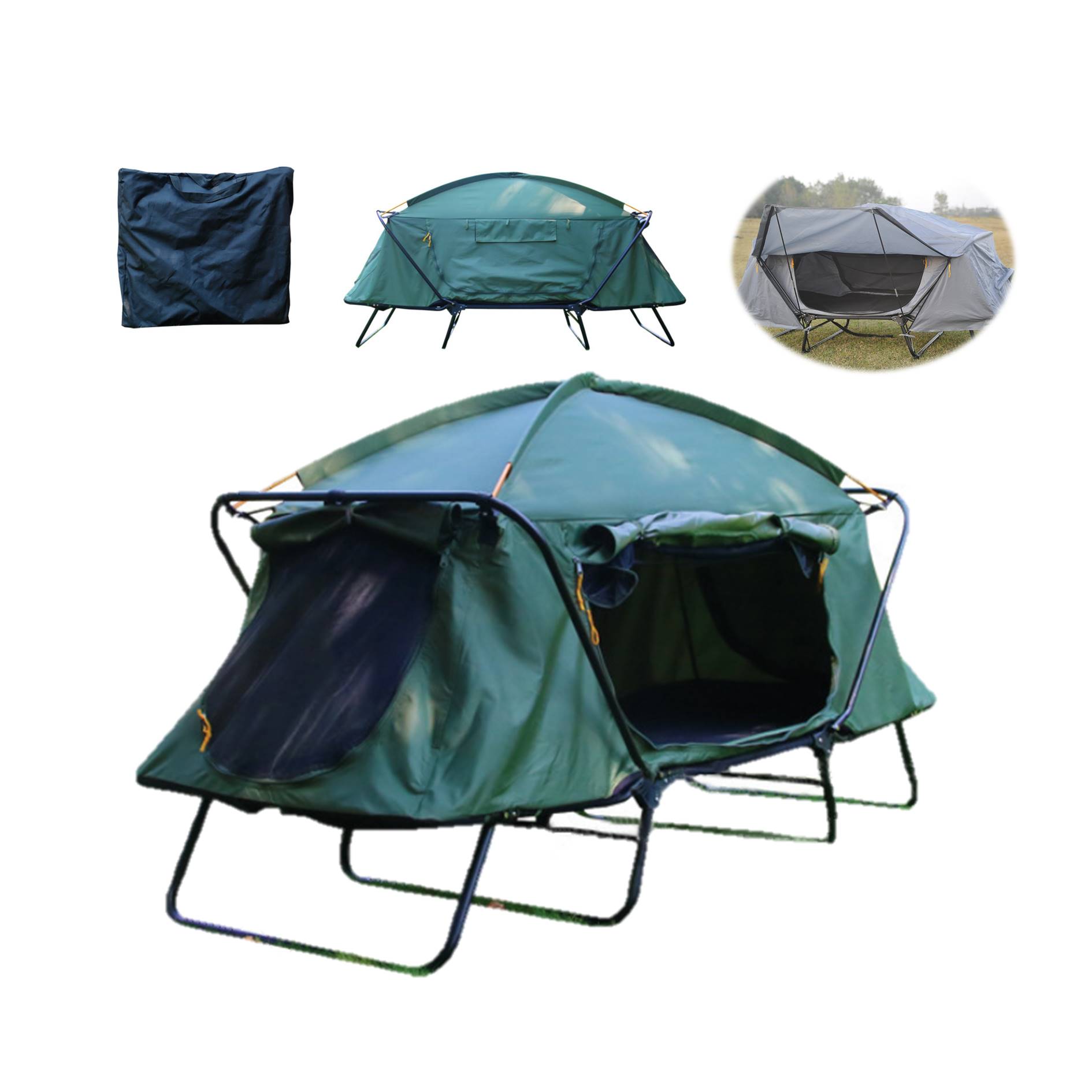 Outdoor Thickened Off Ground Tent 2