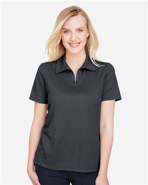 Women's CrownLux Performance® Address Melange Polo - DG22W 32