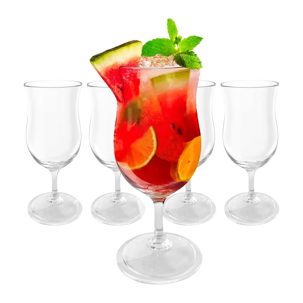 14oz. Acrylic Tulip Hurricane Glass 1
