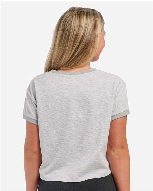 Women's Striped Tie Front T-Shirt - BW2107 2