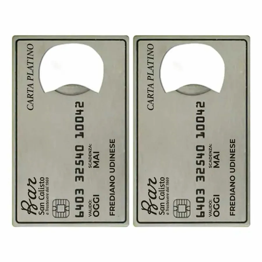 Platinum Card Shaped Bottle Opener 7