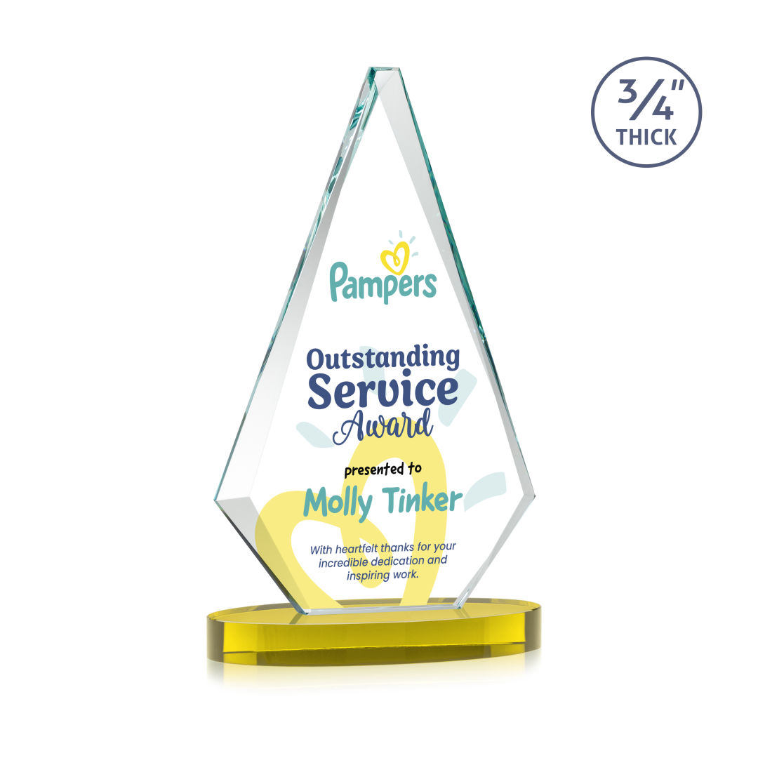 Windsor VividPrint™ Award on Alberton Base - Gold 6
