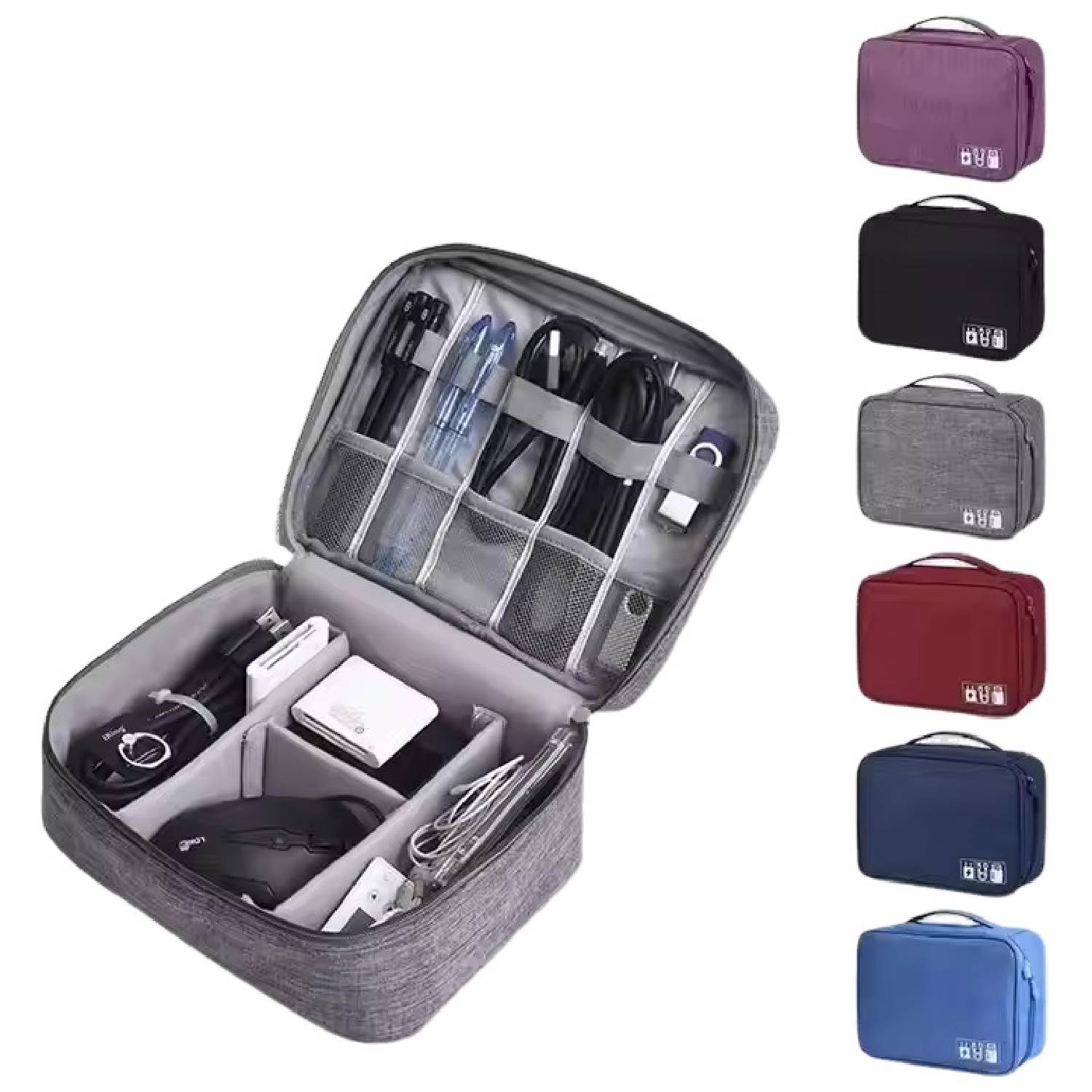 Electronics Organizer Zipper Bag 4