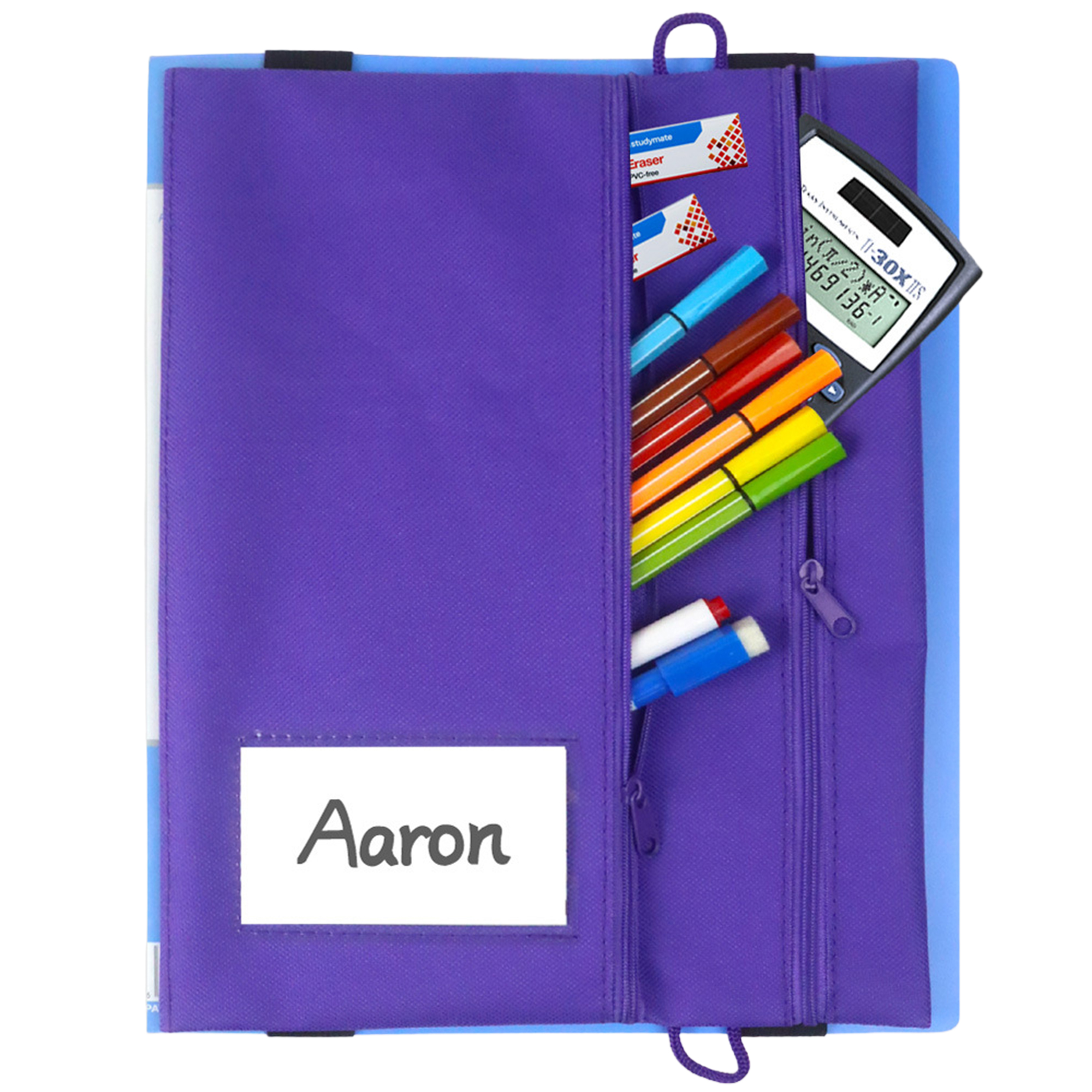 A4 File Folder Pencil Pouch Tablet Organizer Bag Multi-functional Office Student Supply Storage Case 2