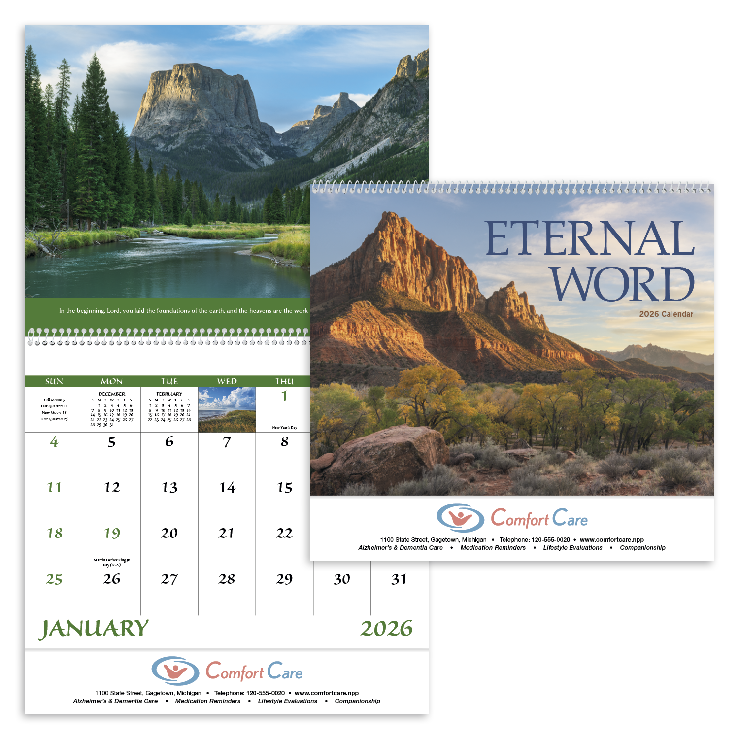 Good Value™ Eternal Word w Pre-Planning Sheet - Spiral Calendar 50