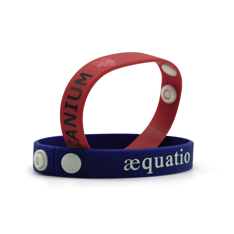 3D Embossed Silicone Wristband 3
