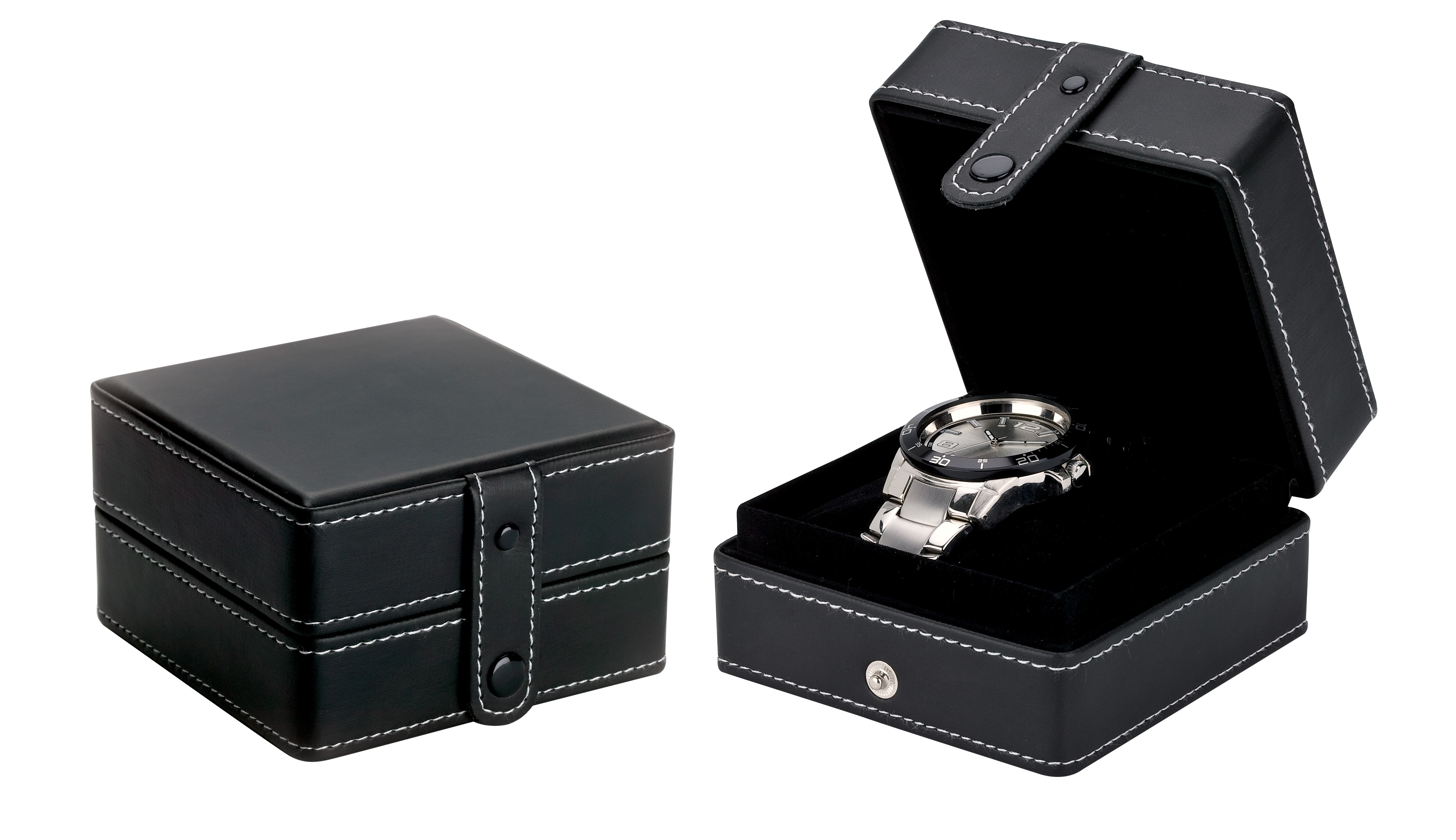 WCP26 Black Leatherette Gift Box 4