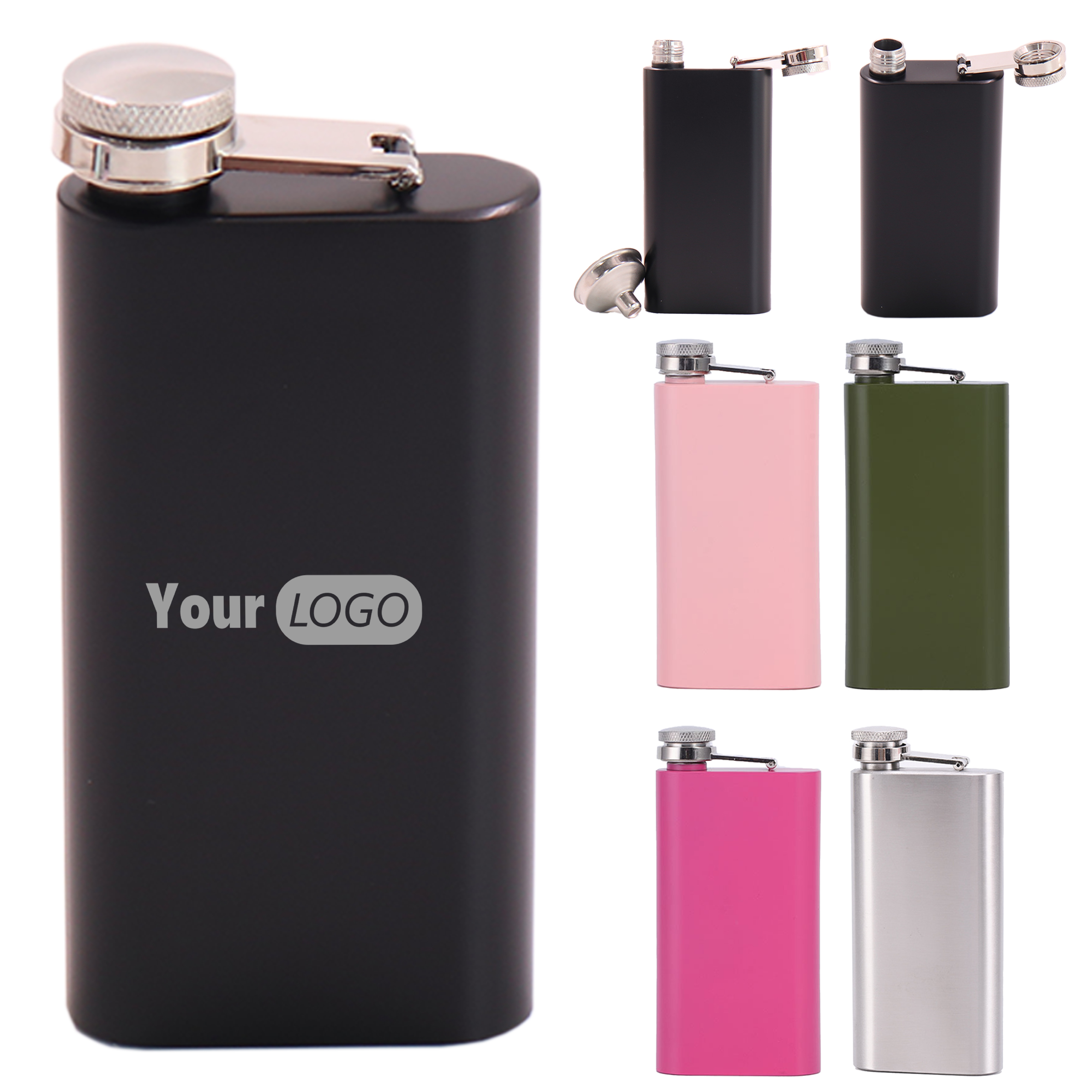 Stainless Steel 5Oz Hip Portable Flask 3