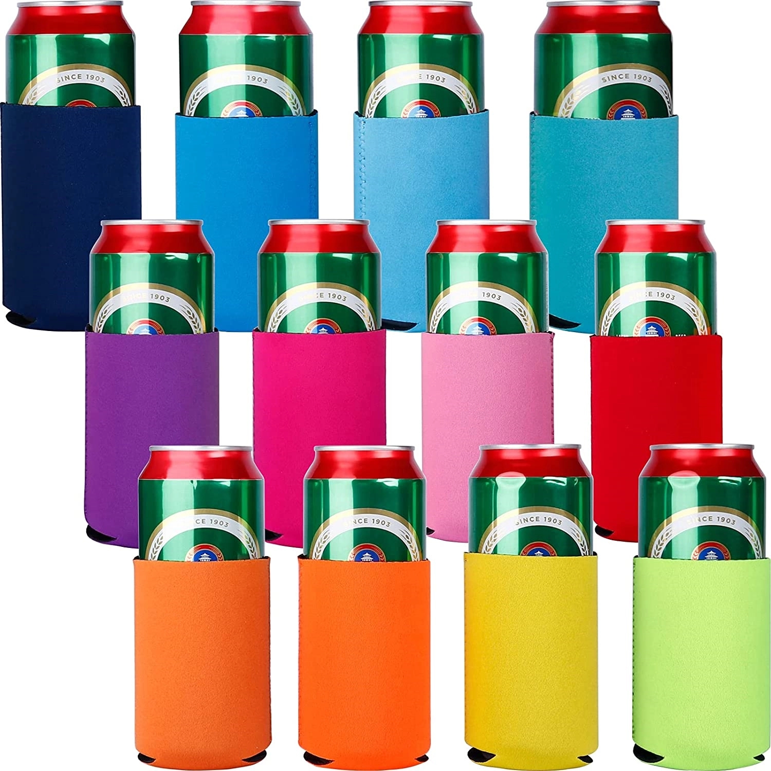 Beverage Insulator Cooler Pocket Can Cooling, custom koozie with logo imprint 7