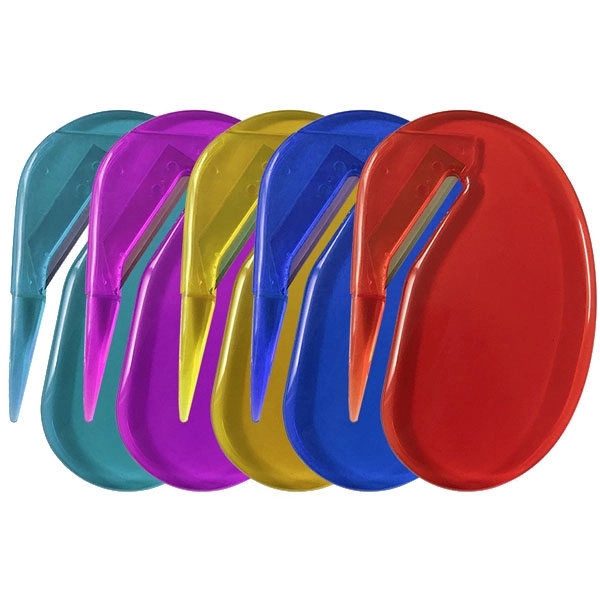 Oval Plastic Letter Openers Envelope Slitters 6