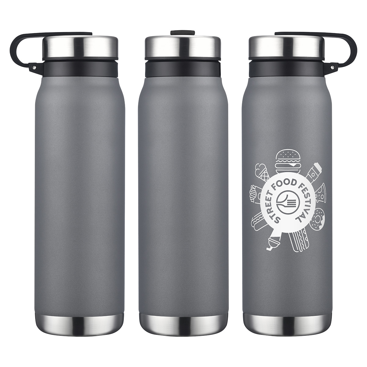 Turin 20 oz Vacuum Insulated Bottle with Twist Cap 2