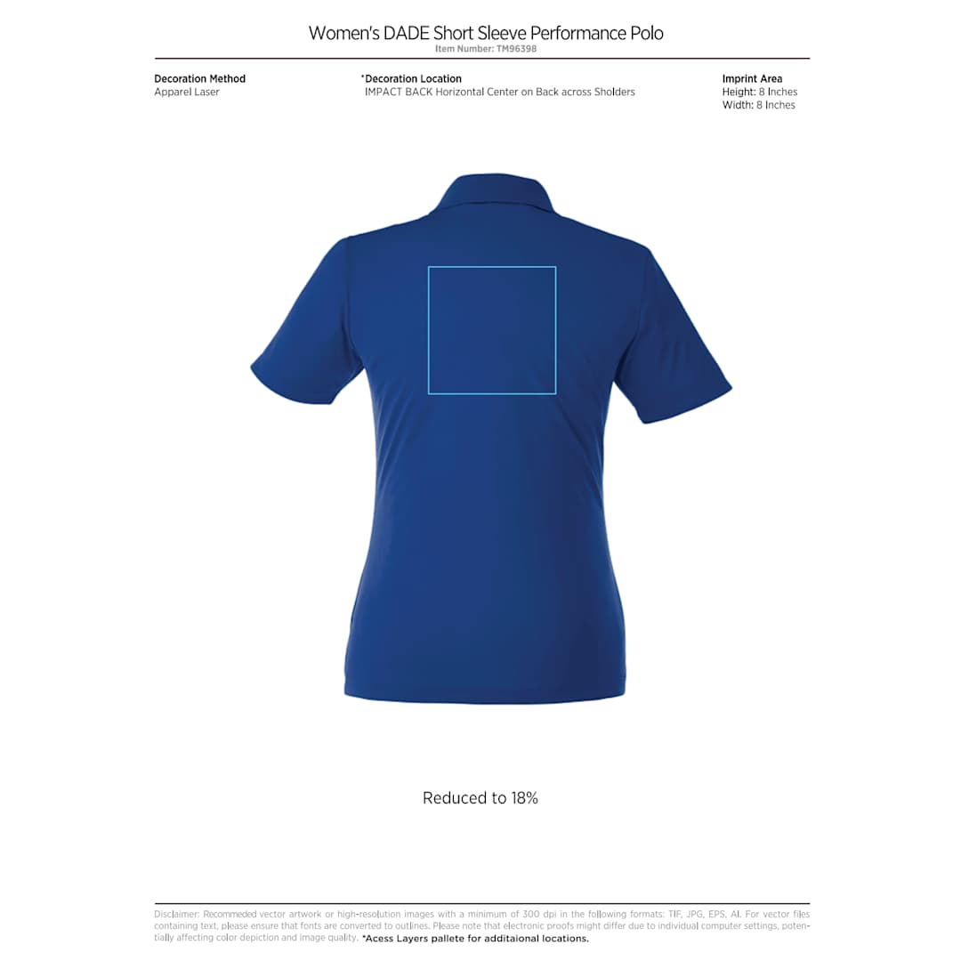 Women's DADE Short Sleeve Polo 205