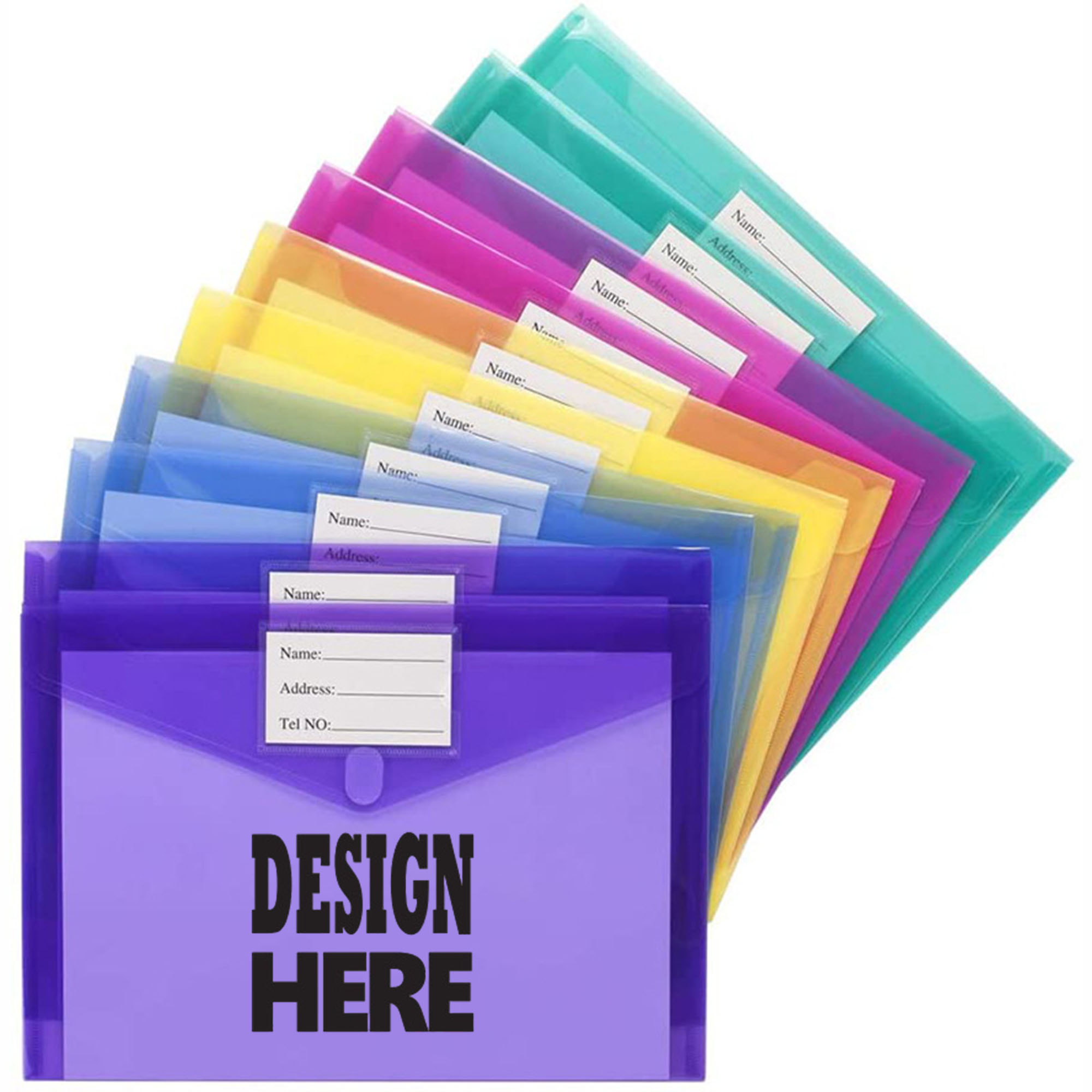 A4 Transparent Document Folder 2