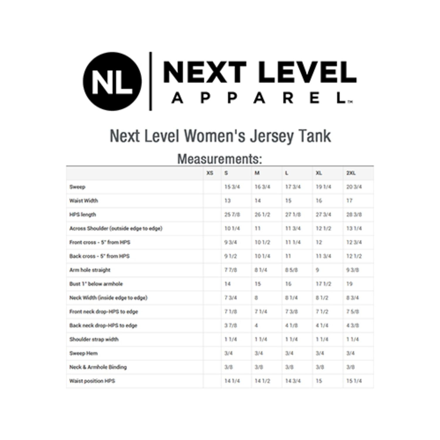 Next Level 4.3 oz. 57/ 38/ 5 Cotton/ Polyester/ Spandex Ladies Jersey Tank Tops 2