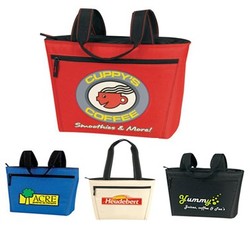 Two Tone 12-pack lunch cooler tote 4