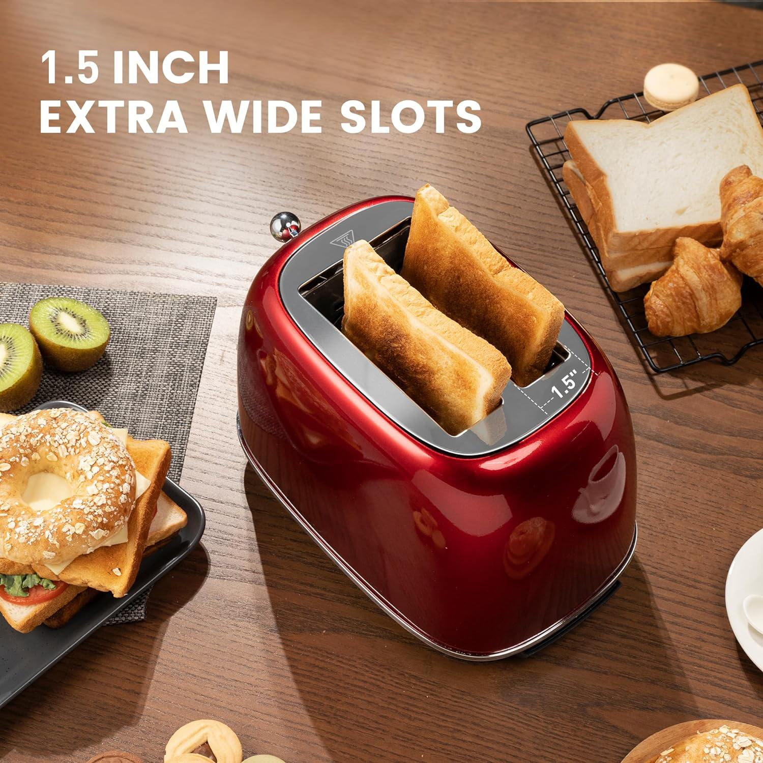 Retro Stainless Steel Toaster 3