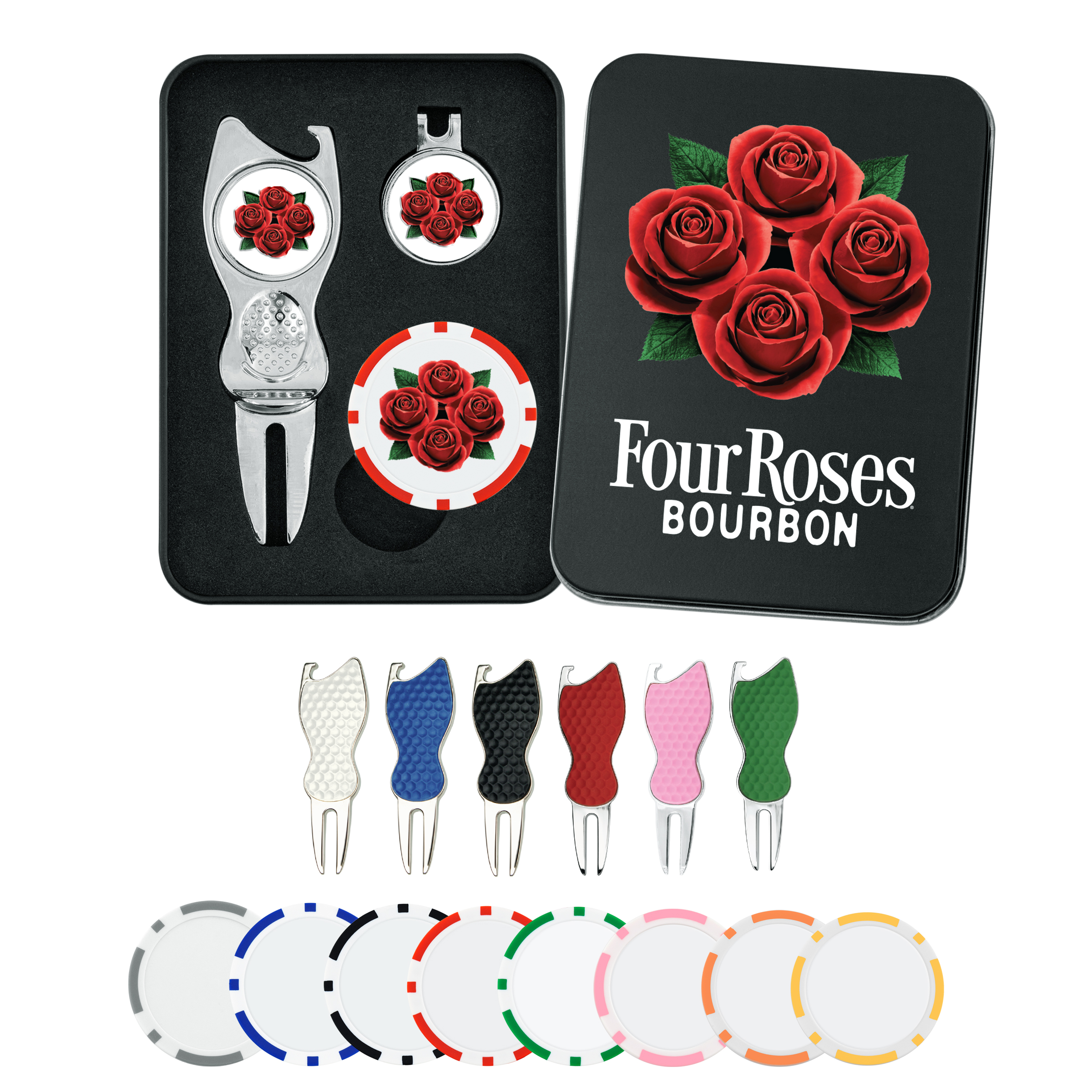 Contour Divot Tool Set w/ Poker Chip 12