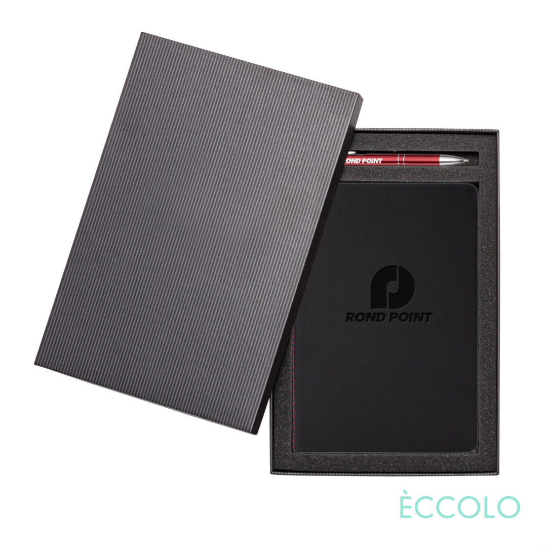 Eccolo® New Wave Journal/Clicker Pen Gift Set - (M) 6
