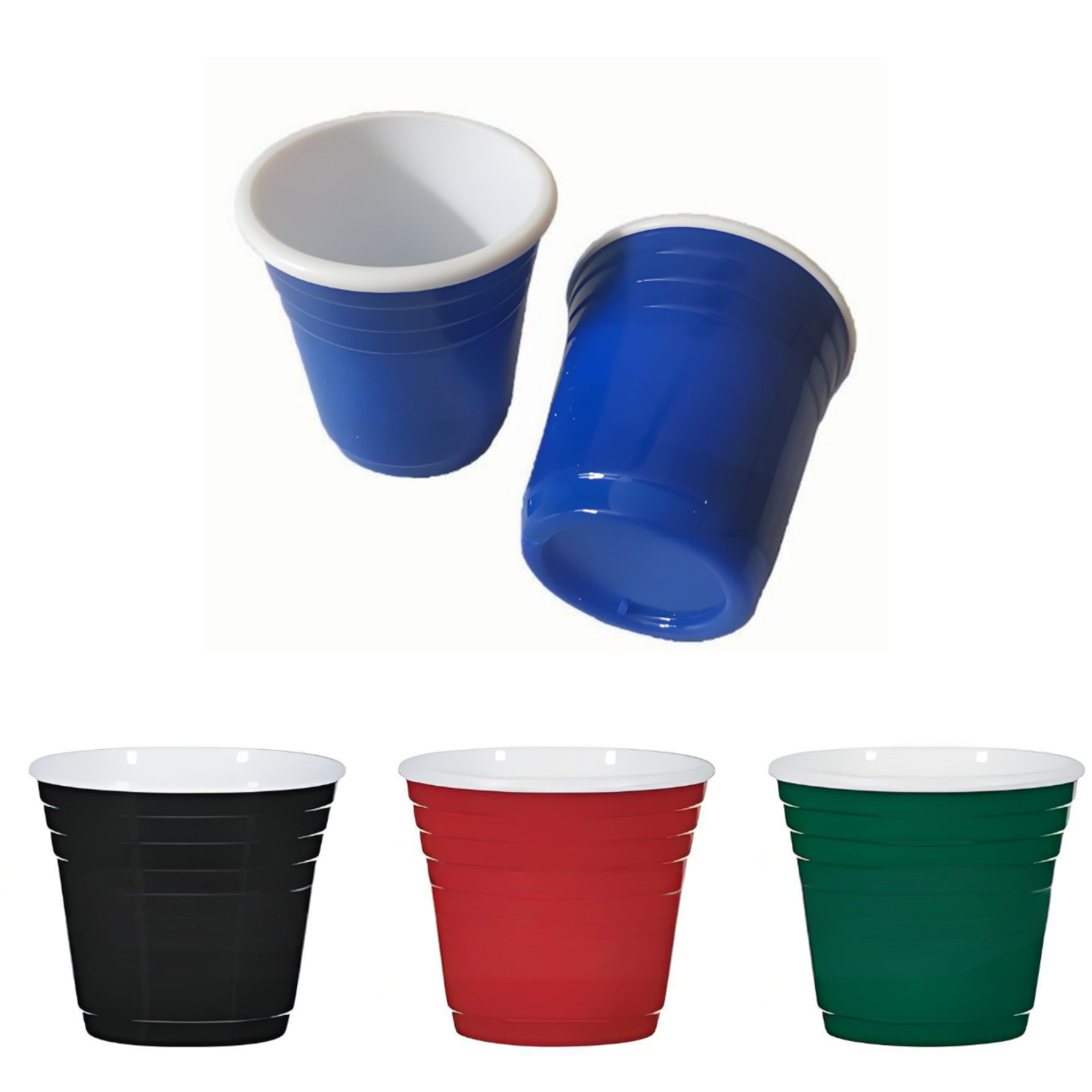 2 oz to 16 oz Double Wall Cup Thick Reusable 4