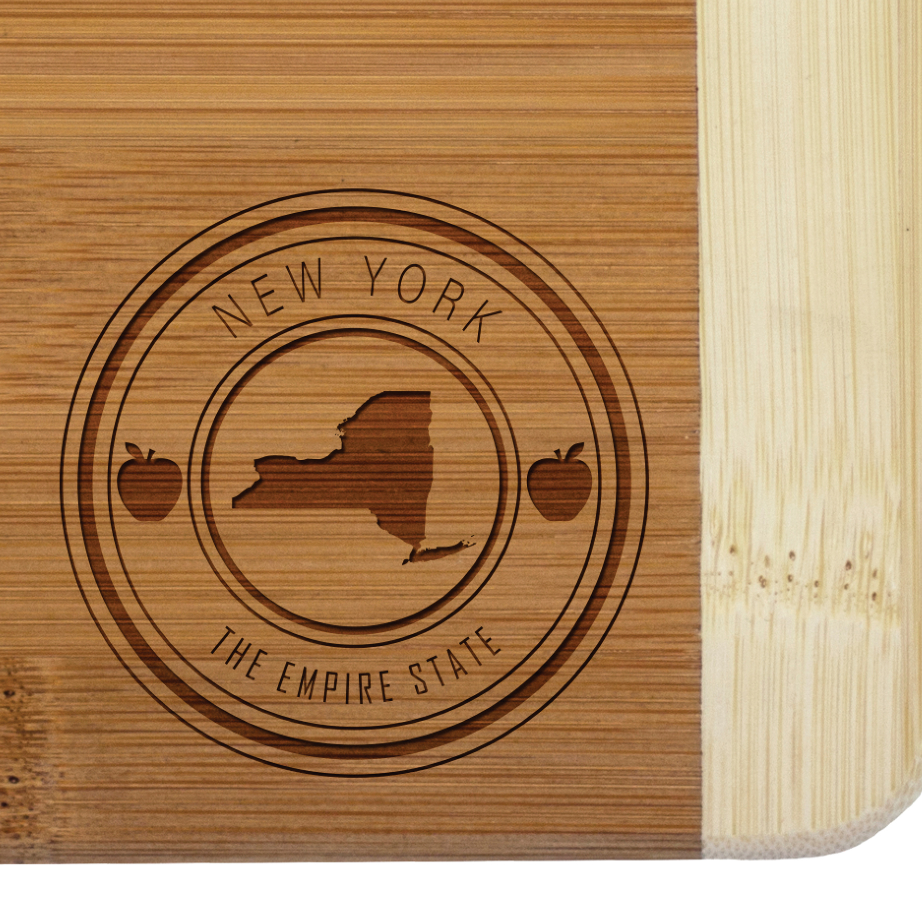 New York State Stamp 2-Tone Bar Board 3