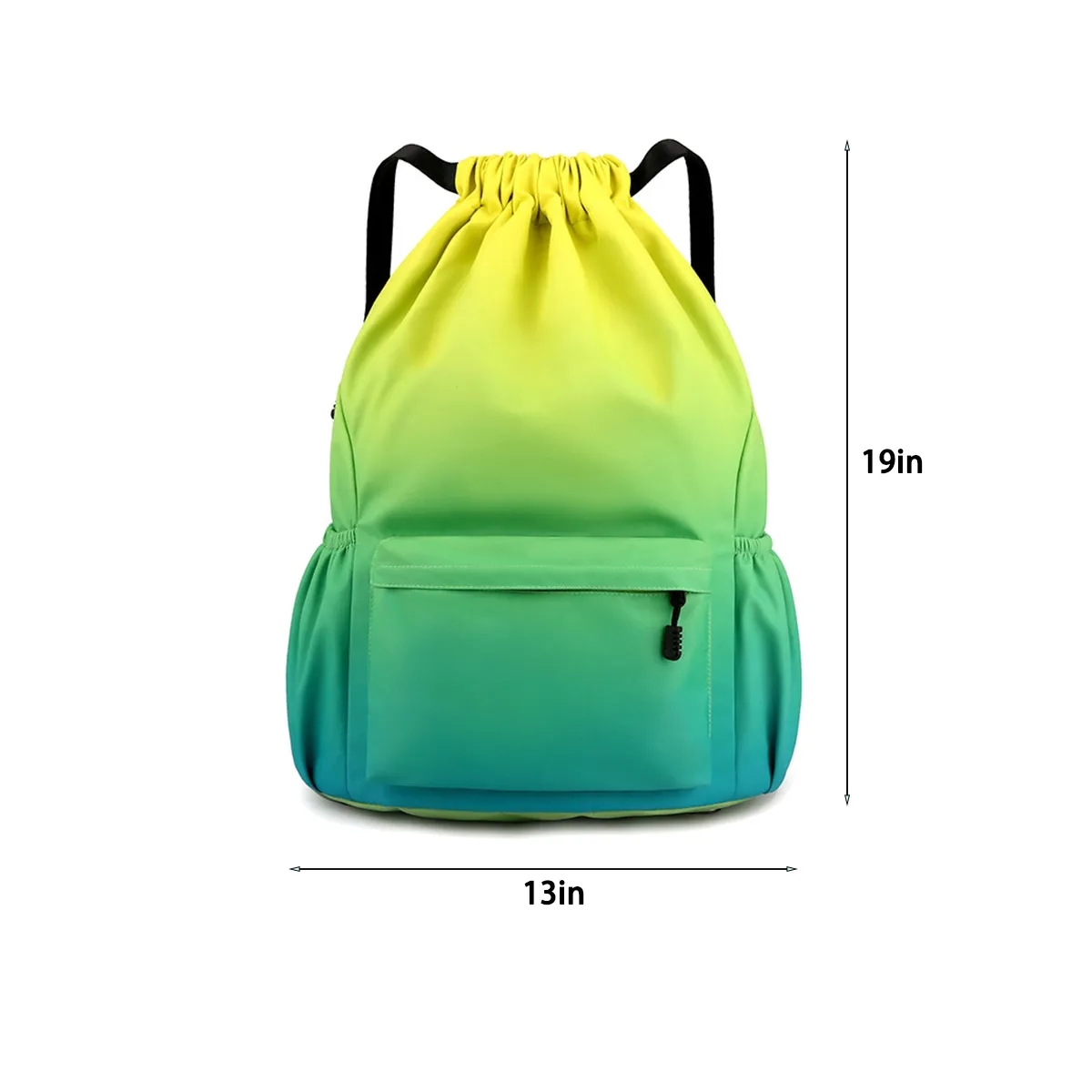 Waterproof Lightweight Sports Gym Drawstring Backpack 3
