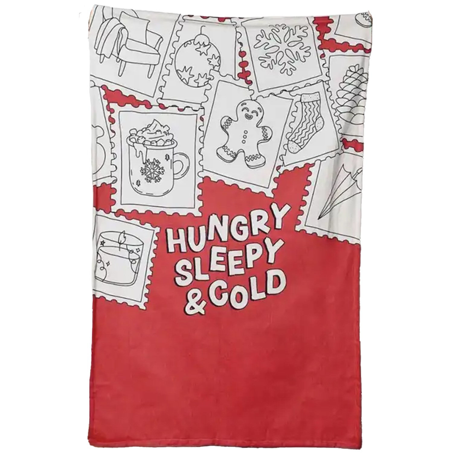 30” x 40” Cotton Feel Swaddle Sublimation Blanket 185 GSM 1