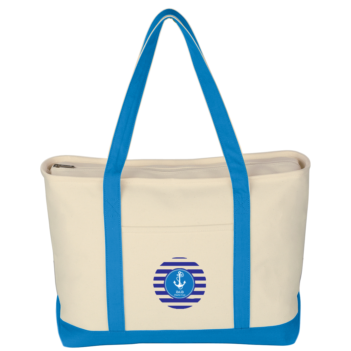 Large Starboard Cotton Canvas Tote Bag, custom tote bag with logo imprint 18