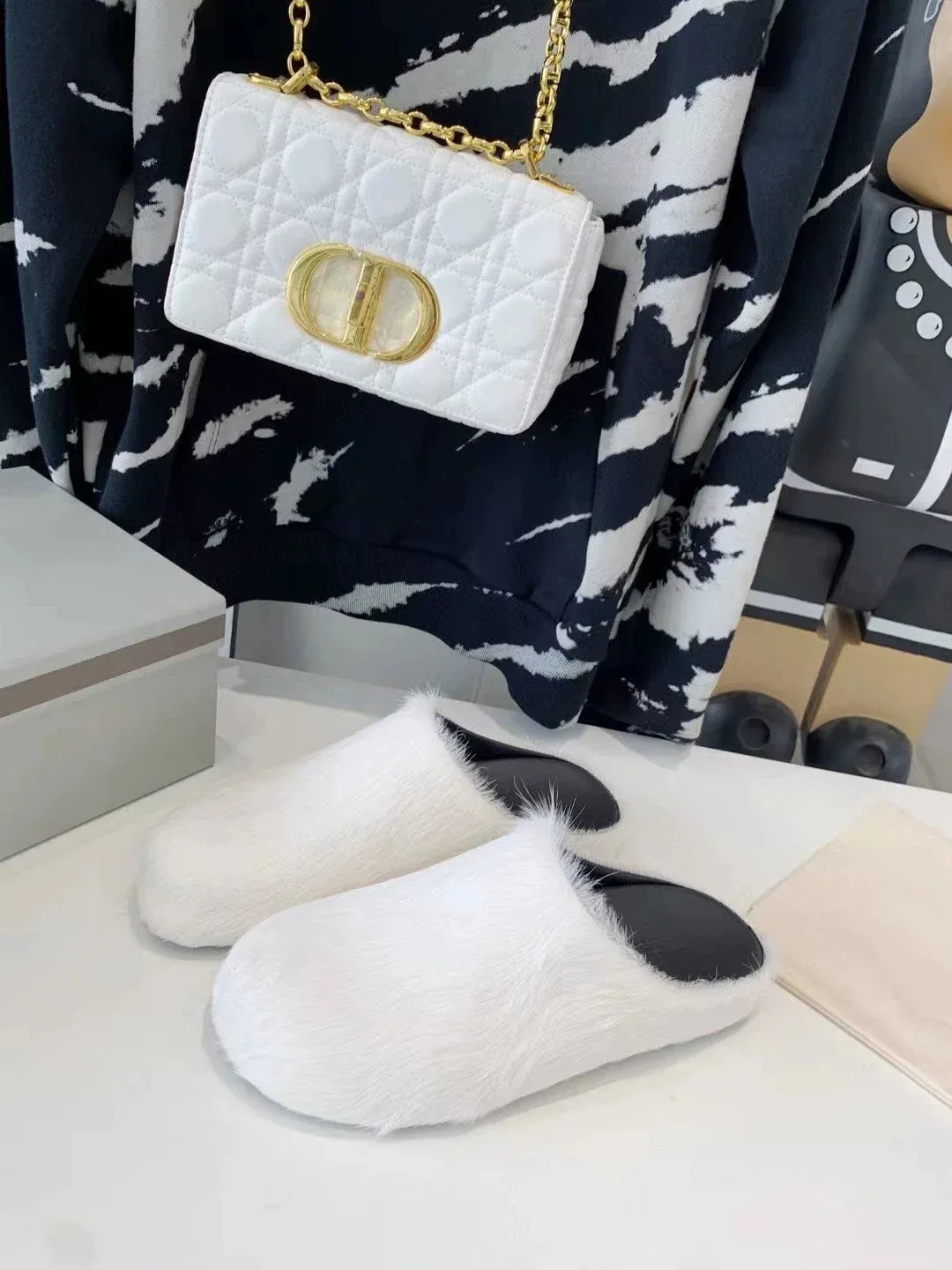 Custom Horse Fur Clogs 4