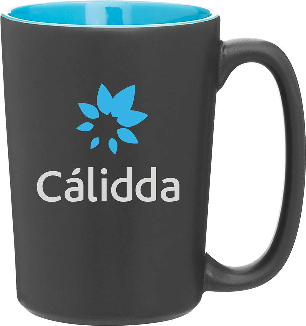 12 oz rocca mug matte black