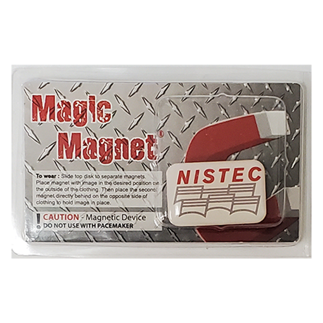 Magnet Lapel Pin with custom shaped imprint up to 1.0 Sq. In. 1