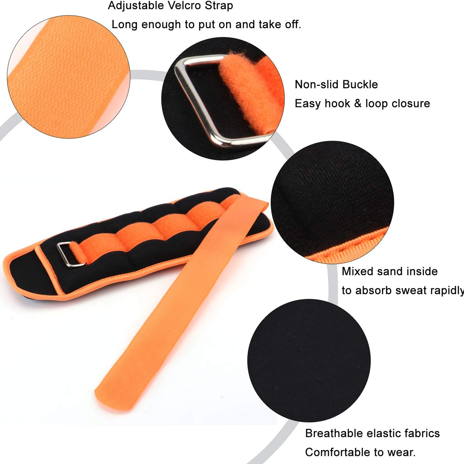 Adjustable Ankle & Wrist Weights for Men & Women 3