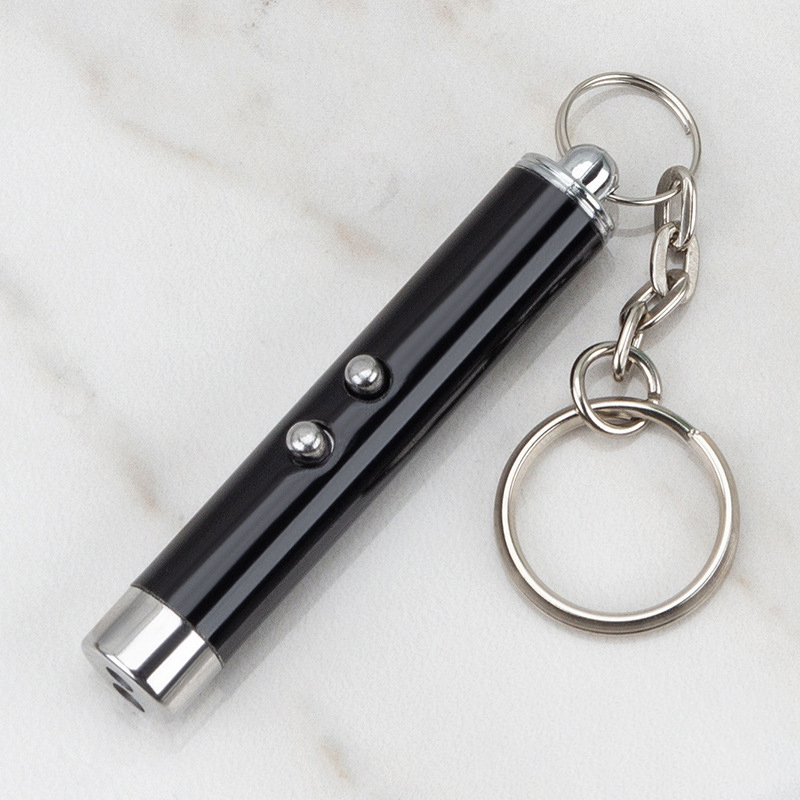 Mini LED Flashlight Laser 2 In 1 Keychain 2