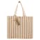 FEED Cotton and Jute Striped Tote 47