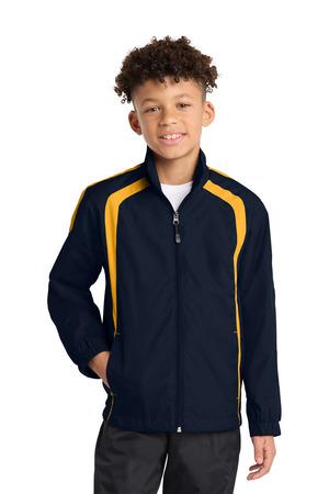 Sport-Tek Youth Colorblock Raglan Jacket. YST60 1