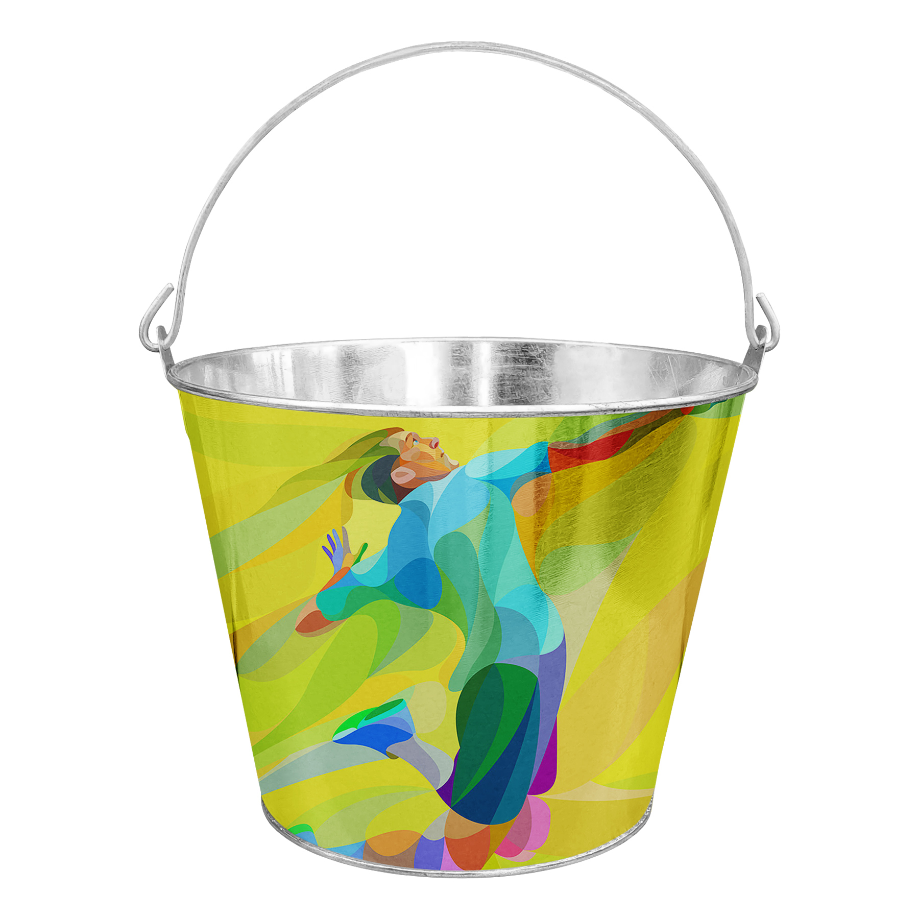 Full Color 170OZ Metal Beer Ice Bucket 5
