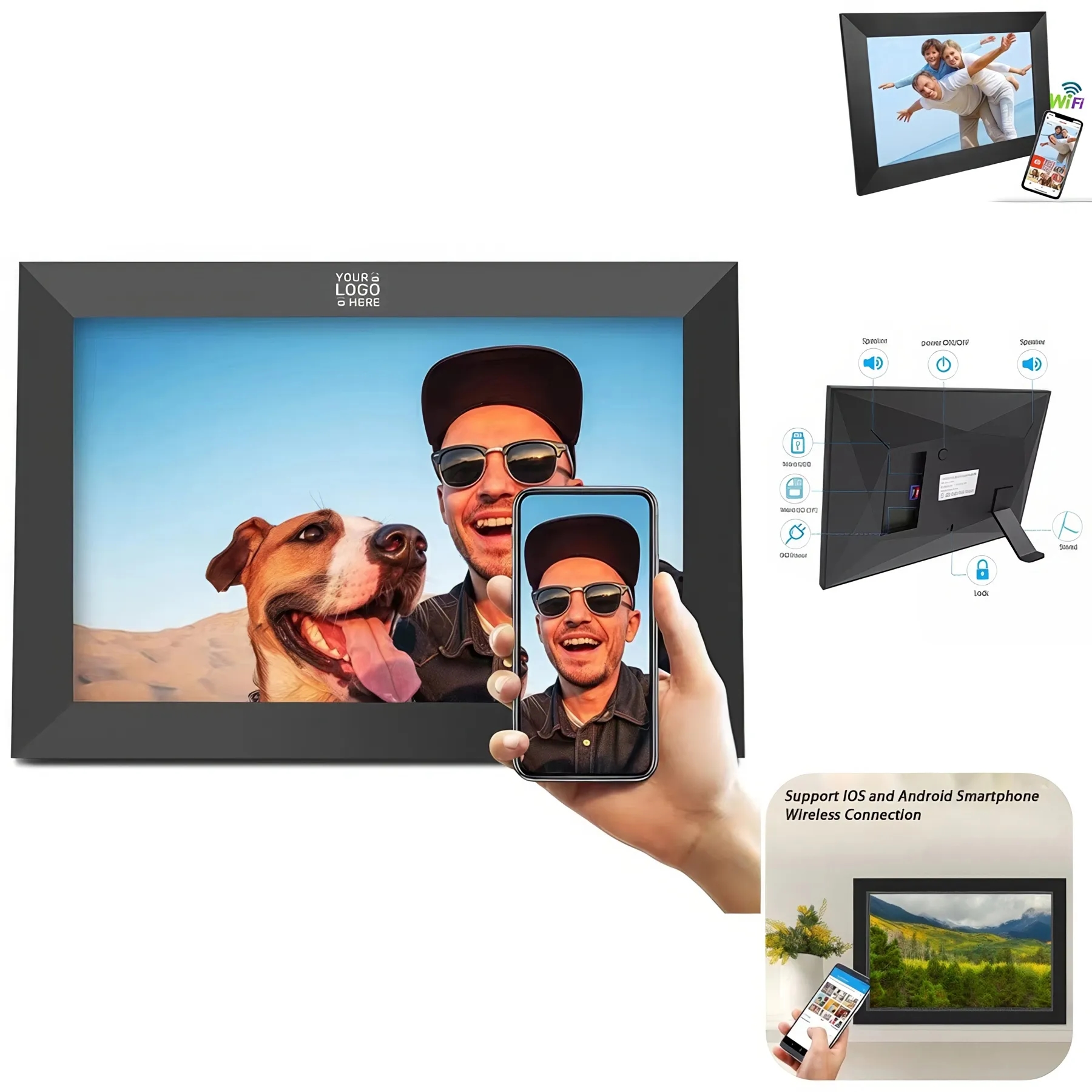 Digital Photo Frame 10.1 Inch 2