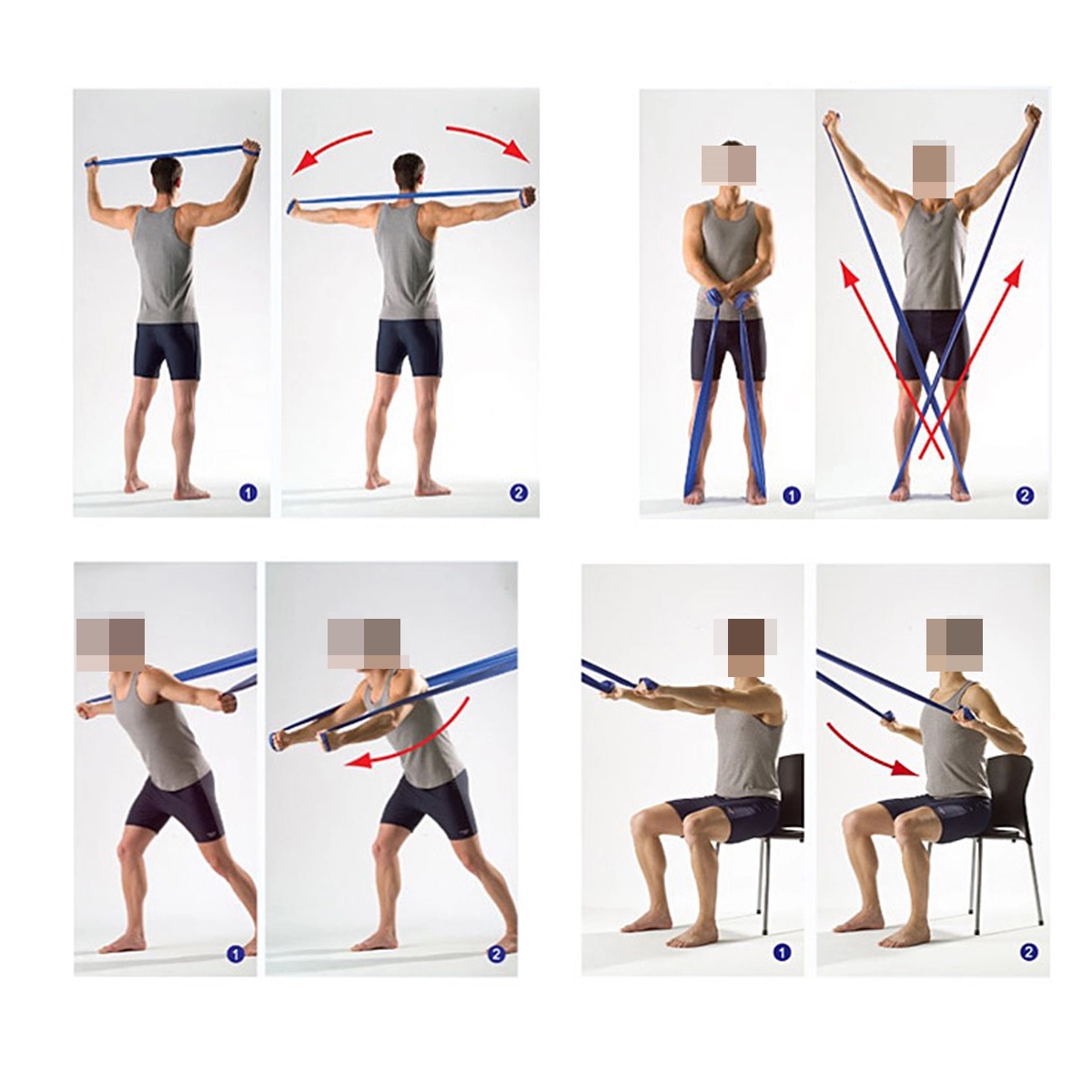 Yoga Resistance Bands Professional Latex Elastic 5