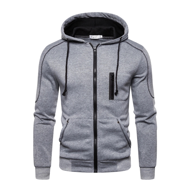 Contrast Zip Sweater Jacket 8